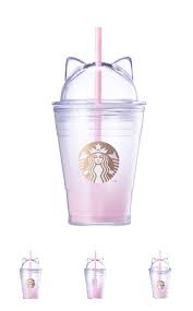 2018 Korea Starbucks Valentine S Day Cat Lid Cold Cup 355ml Collectible Items Starbuckskoreahappynowyea Starbucks Valentines Starbucks Lovers Starbucks Drinks