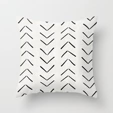 Up your style and decorate with modern throw pillows + poufs + throw blankets. Mud Cloth Big Arrows In Cream Throw Pillow By Beckybailey1 Society6