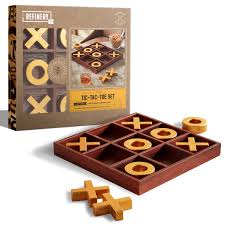 Tic tac tic tac 200. Refinery And Co 10 Piece Premium Solid Wood Tic Tac Toe Board Game Giant Gold 14 Outdoor Indoor Party Set Toy For Children Adults Walmart Com Walmart Com