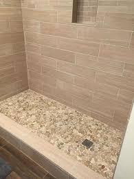 Image Result For Master Bathroom Beige Shower Brown Floor Bathroom Remodel Shower Pebble Tile Shower Pebble Tile Shower Floor