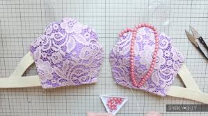 This seashell cluster diy bracelet is fun to make and a stunning piece of jewelry to accessorize your outfits. Diy Floating Mermaid Shell Bra Top For Belly Dance Festivals Sparkly Belly