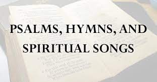 They have some basic differences depending upon where they have been taken from, their music. Psalms Hymns And Spiritual Songs Purely Presbyterian