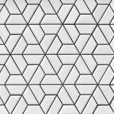 Tory White Porcelain Mosaic Wall and Floor Tile