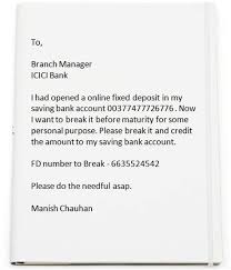 Whenever a customer wishes to close down his account in a bank, he needs to write a letter for the same, addressed to the bank manager. Icici Bank Current Account Closing Letter Format Essay Writing Top