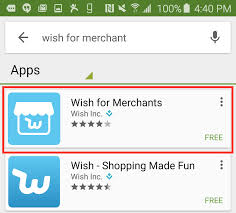 Download the app using your favorite browser and click on install to install the app. 3 Ways On How To Download Wish Merchant App
