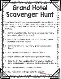 Grand Hotel Scavenger Hunt Scavenger Hunt Grand Hotel Mackinac Island Holiday Party Kids