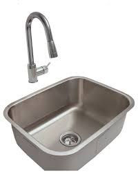 Backed by expert customer service. Rcs Outdoor Kitchen Stainless Steel Under Mount Sink And Faucet Contemporary Kitchen Sinks By Cgproducts Rsnk2 Houzz