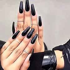 Ver más ideas sobre uñas postizas de gel, uñas de gel bonitas, gel de uñas. Amazon Com Poliphili 20 Piezas De Unas Postizas De Color Puro Brillante Y Muy Largas Para Manicura De Unas Postizas Acrilicas Para Ninas Y Mujeres Belleza Y Cuidado Personal