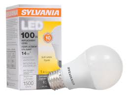 Sylvania Led Light Bulb 100w Equivalent A19 Soft White Walmart Com Walmart Com