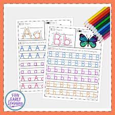 Students can practice their handwriting and letter writing skills with these sheets which go through the entire alphabet from a to z. Free Letter Tracing Worksheets A Z Handwriting Practice
