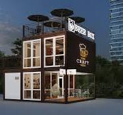 Movable Shipping Container Shops for Sale Bar Container Mobile Coffee Shop  Contains House Prefab House Prefabricated