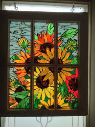 Sunny Days Delphi Artist Gallery Glass Mosaic Art Window Art Glass Window Art