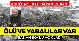 14 mart 2019, 16:59 yeni şafak. Van Daki Depremde Son Dakika 9 Vatandasimiz Hayatini Kaybetti 37 Yaralimiz Var Son Dakika Haberler