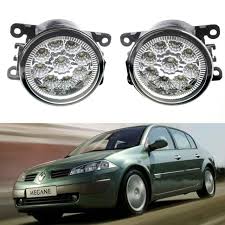 Car Accessories 1 Pair Front Bumper Led Fog Lights For Renault Megane 2 Saloon Lm 2003 2015 Automobiles High Brig Renault Megane Led Fog Lights Car Accessories