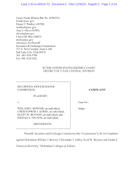 Casey Fronk (Illinois Bar No. 6296535) fronkc@sec.gov Daniel J. Wadley  (10358) wadleyd@sec.gov Amy J. Oliver (8785) olivera@sec.