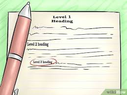 Levels of heading and the importance of them are explained. 3 Ways To Format Headings In Apa Style Wikihow