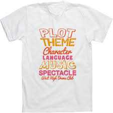Custom Drama Club High School T Shirt Tees Tshirt Design Plot Theme Character Language Music Spectacle Theatre Shirts Drama Club School Tshirts