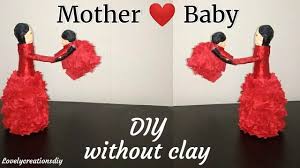 Our first mother's day, footprint gift, baby feet keepsake, handmade art craft, diy personalized 2021 💕 it's mom and baby's first mother's day in 2021! Mother S Day Gift Idea Without Clay Thermacol Mother Baby Statue Bestoutofwaste Art And Craft Youtube