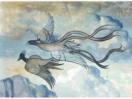 Huma Kusu Mitoloji Illustration Cizim