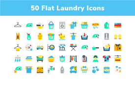 Download Laundry Flat Graphic By Icon Stale Creative Fabrica PSD Mockup Templates