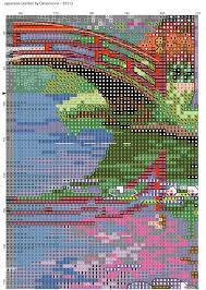 14 count, 30.30w x 29.75h cm 16 count, 26.51w x 26.03h… Japanese Garden 10 Cross Stitch Landscape Cross Stitch Cross Stitch Patterns