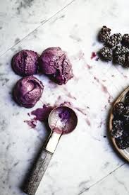 Blackberry Ice Cream Christiann Koepke Olive Oil Ice Cream Blackberry Ice Cream Ice Cream Photography