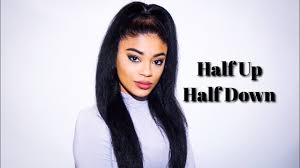 A half up half down hairstyle is for those who love to experiment with their looks. Quick Half Up Half Down On Straightened Hair Jasmeannnn Youtube