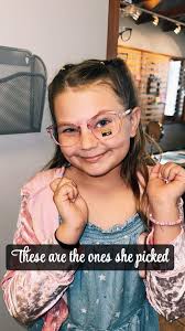 Nora was informed she would need some glasses. And she was more excited  about that than I thought she would be 😂🤍