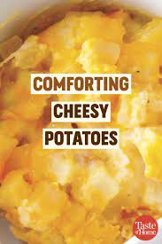 Comforting Cheesy Potatoes Recipe Cheesy Potatoes Recipes Cooking Recipes