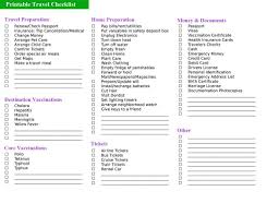 This document contain all the work detail oat the working place. Free Travel Checklist Template In Pdf Word Excel Google Docs
