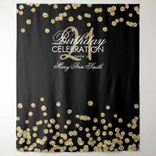 Black And Gold Backdrop Diy Backdrop 21st Birthday Gold Black Confetti Zazzle Com Rose Gold Glitter Confetti Black Confetti Birthday Roses