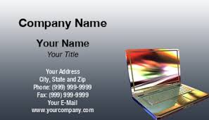 The computer repair business is dead; Computer Technology Professional Business Cards