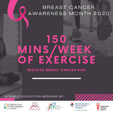 Awareness month in 2020 will be different, with the walks and events transitioning to virtual activities. The First Weekend Of Breast Singapore Cancer Society Facebook