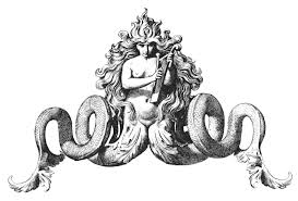 Black And White Mermaid Sketch Officious Siren Art Mermaid Art Art Esoteric Art