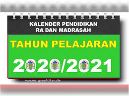 Dirjen Pendis Terbitkan Kalender Pendidikan Ra Dan Madrasah Tahun Pelajaran 2020 2021 Ruang Pendidikan