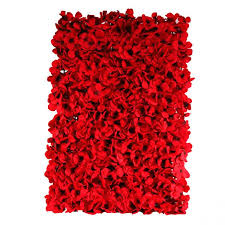 8.5 artificial red hydrangea with vase silk flower arrangement. 40x60cm Red Hydrangea Flower Wall 8 24 Easy Florist Supplies