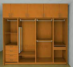 This is a cabinet design for a small kitchen where all the storage space is only on one side and also has a dining area included. Wardrobe Bedroom Cabinet Design Ideas For Small Spaces Novocom Top