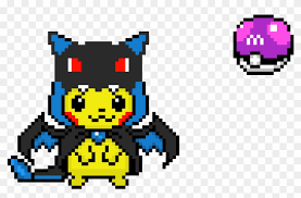 Master Ball Pikachu With Charizard Pixel Art Charizard X Hd Png Download 910x590 1610429 Pngfind 26 minutes mon compte instagram pour retrouver. pixel art charizard x hd png download