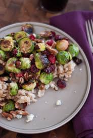 Brussels Sprouts Pinterestingtrend Roasted Brussels Sprouts With Cranberries And Barley Recipes Food Healthy Recipes