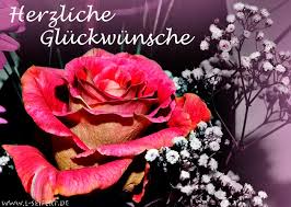 Gluckwunsche Herzlichen Gluckwunsch Fur Das Neue Lebensjahr Und Eine Rote Rose Nur Fur Dich Grusskarten Zum Geburtstag