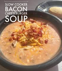 Our low carb crock pot bacon cheeseburger soup is full of flavor and a family favorite. Bacon Cheeseburger Soup