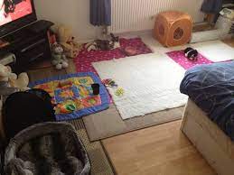 Rabbits love to dig, and they have a habit of digging into carpets in corners. Keeping Bun In The Bedroom Rabbits United Forum Bunny Room Bunny House Pet Rabbit