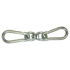 10 pcs 4 heavy duty bull snap latching hook round swivel eye chrome silver bulk. Bag Swivel With Snap Hooks Northern Martial Arts Supplies