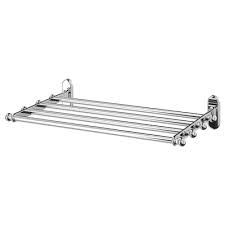 Glass shelves add an aura of sophistication and elegance while adding storage to your bathroom. Bathroom Glass Shelves Racks Ikea