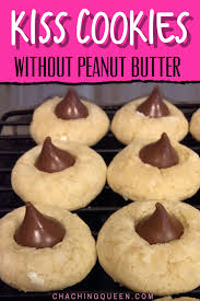 Kiss Cookies Recipe Without Peanut Butter Nut Free Quick Easy Dessert Cha Ching Queen Recipe Nut Free Cookies Nut Free Desserts Kiss Cookie Recipe