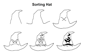 Sorting Hat Harry Potter Drawings Harry Potter Sorting Hat Harry Potter Hat The sorting hat is one of those slightly unnerving sentient objects in the harry potter universe which reveals a person's innermost feelings or thoughts. sorting hat harry potter drawings