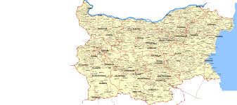 It is bund bi the black sea tae the east an. Carte Bulgarie Et Pays Voisins Pays Monde