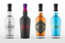 Whiskey Bottle Mock Up Template Glass Bottles With Corks Amber Glass Bottles Bottle