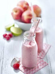 Milkshake Peche Framboise Recette Framboise Recettes De Boissons Recette Milk Shake