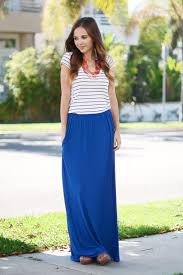 Pin By Marta Ebra On What To Wear Blue Maxi Skirt Black Maxi Skirt Outfit Maxi Skirt Outfits